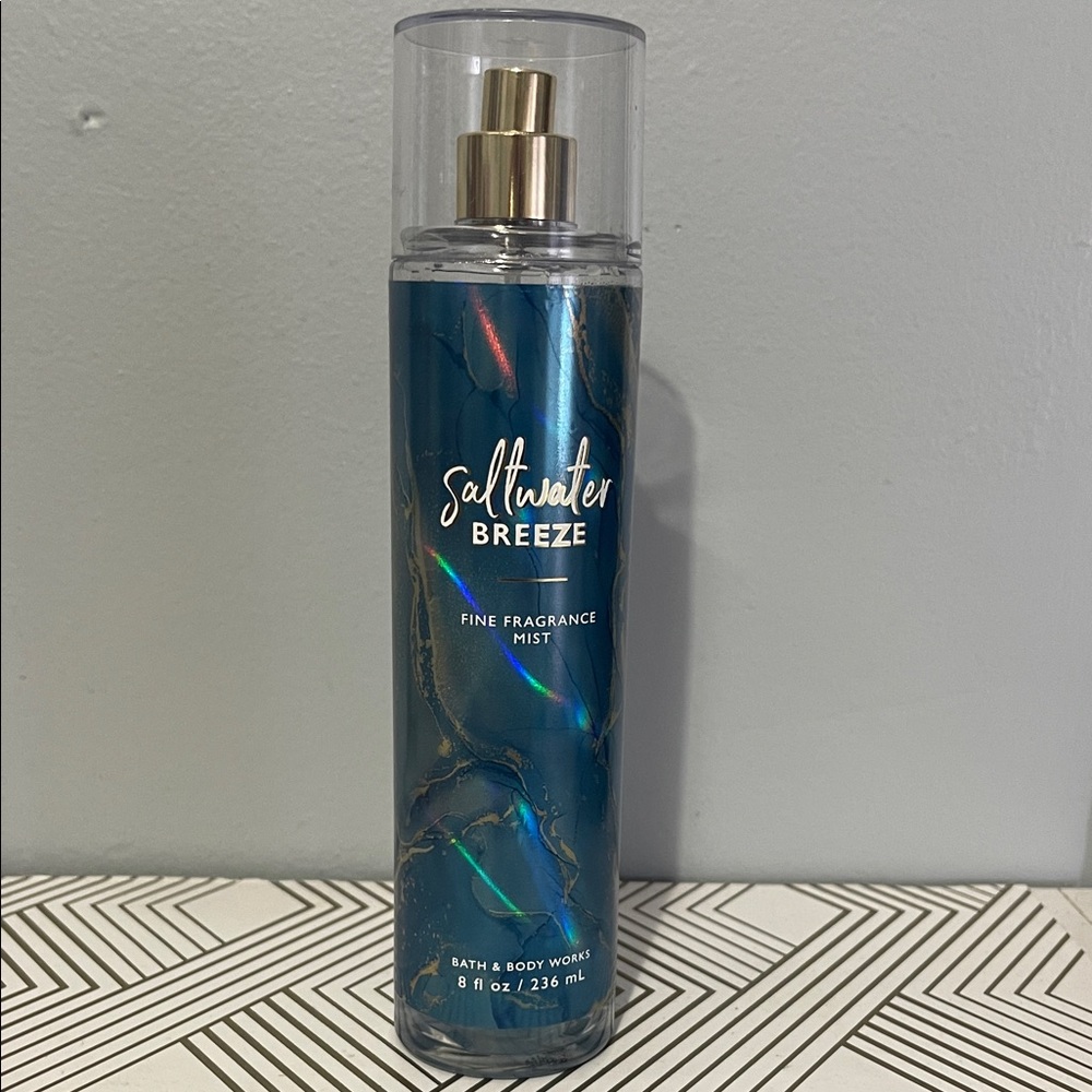 Bath & Body Works Saltwater Breeze Mist - Blue and Gold